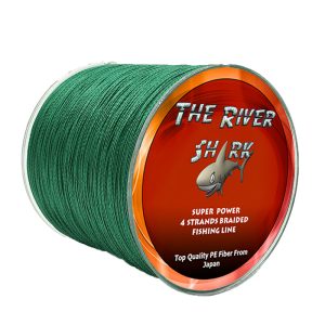 500 Metros Sedal Pesca Deportiva O Linea Trenzada De 4 Hebras Para Pescar, Muy Resistente. Marca The River Shark 18 A 80 Libras