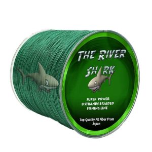 500 Metros Sedal Pesca Deportiva O Linea Trenzada De 8 Hebras Para Pescar, Muy Resistente. Marca The River Shark. Superior.