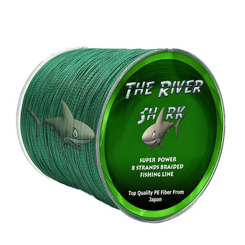 500 Metros Sedal Pesca Deportiva O Linea Trenzada De 8 Hebras Para Pescar, Muy Resistente. Marca The River Shark. Superior.