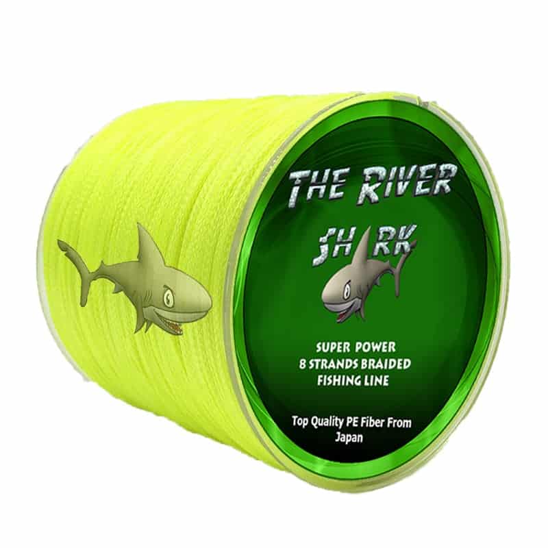 500 Metros Sedal Pesca Deportiva O Linea Trenzada De 8 Hebras Para Pescar, Muy Resistente. Marca The River Shark. Superior. - Imagen 4