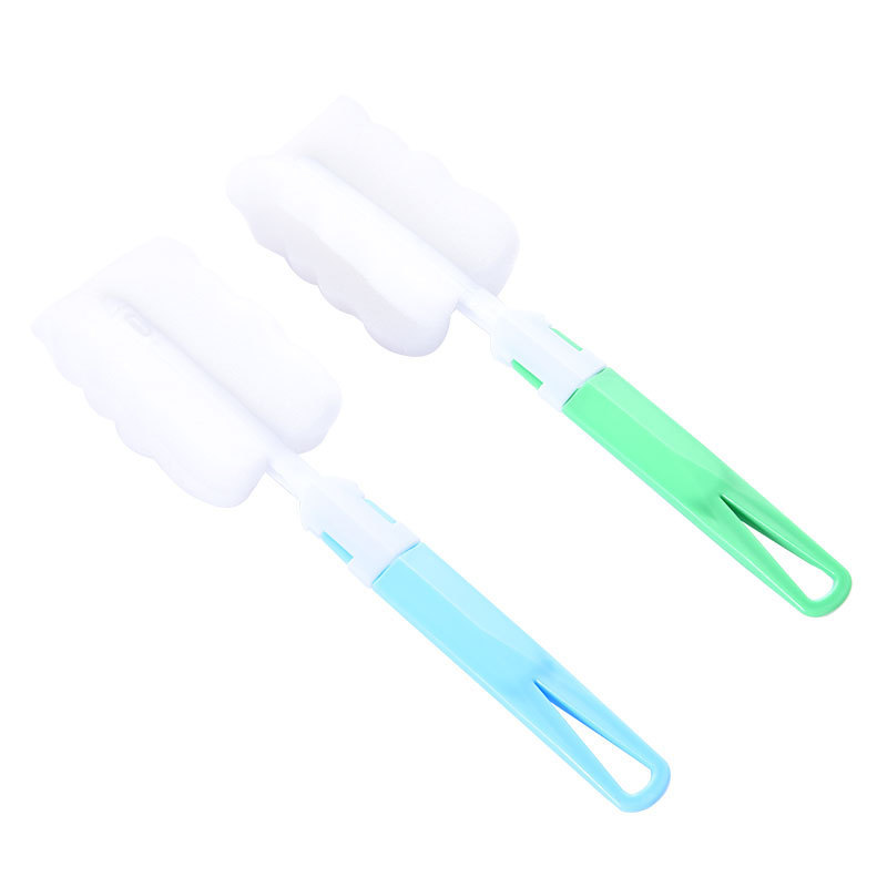 6 x Cepillos De Esponja Para Lavar Vasos, Teteros, Botellas, Biberones, Termos, Espuma, Accesorio De Cocina, Restaurante, Cafetería Y Más. - Imagen 5