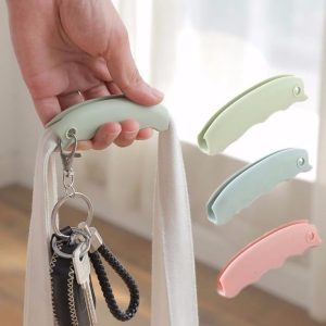 5 x Llaveros O Manijas Sujetadoras Agarradoras Bolsas Ergonómicas Ideal Para Ir De Compras, Supermercado, Centro Comercial y Más